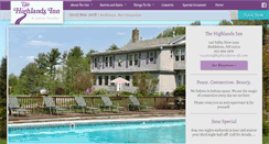 Desktop Screenshot of highlandsinn-nh.com