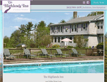 Tablet Screenshot of highlandsinn-nh.com